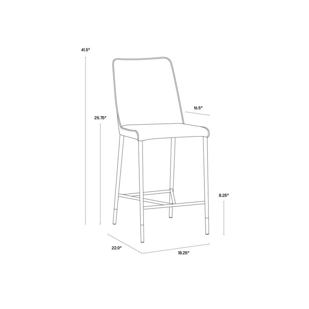 Klaus Compact Counter Stool - LOOMLAN - Counter Stools