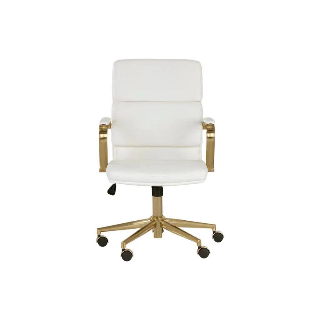 Kleo Leather Stylish Office Chair - LOOMLAN - Office Chairs