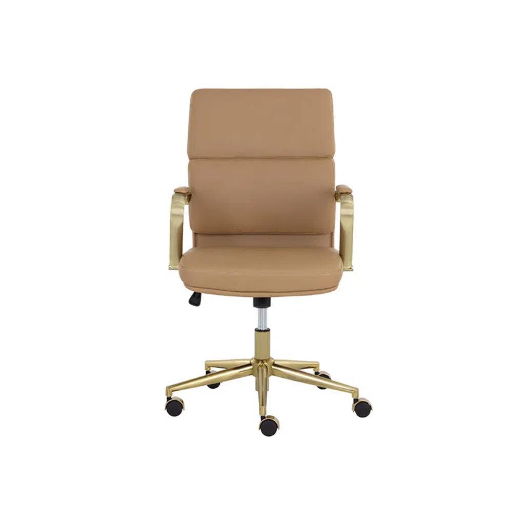 Kleo Leather Stylish Office Chair - LOOMLAN - Office Chairs