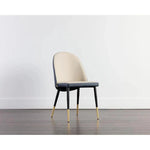 Kline Leather Armless Dining Chair - LOOMLAN - Dining Chairs