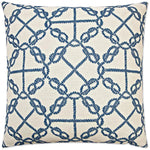 Knots Blue Throw Pillow With Insert - LOOMLAN - D.V. Kap - Throw Pillows