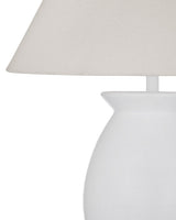 Koler Grey Ceramic Base Table Lamp - LOOMLAN - Bassett Mirror - Table Lamps