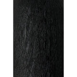Kudoro Black Marble Round Side Table - LOOMLAN - Noir - Side Tables