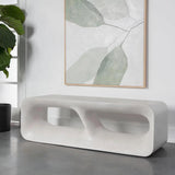 Kurver Bench Concrete Terrazzo for Indoor Outdoor Use - LOOMLAN - SUNPAN - Outdoor Benches