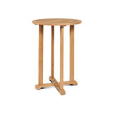 La Costa Teak Patio Round Bar Dining Set 3PC - LOOMLAN - HiTeak - Outdoor Dining Sets