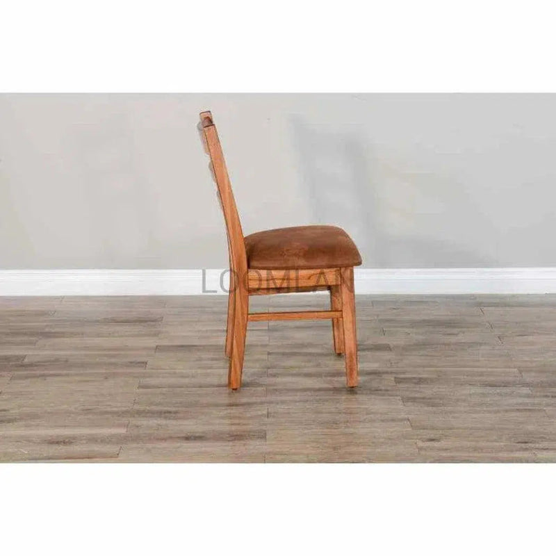 Ladderback Chair with Cushion Seat Set - LOOMLAN - Sunny D - Dining Chairs