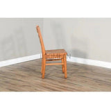 Ladderback Chair with Wood Seat Set - LOOMLAN - Sunny D - Dining Chairs