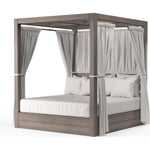 Laguna Canvas Flax Sunbrella Resort Outdoor King Daybed - LOOMLAN - Sunset West - Outdoor Daybeds