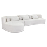 Laken Fabric Sofa Chaise - LOOMLAN - SUNPAN - Modular Sofas