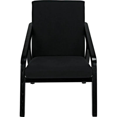 Lamar Chair, Charcoal Black - LOOMLAN - Noir - Accent Chairs