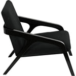 Lamar Chair, Charcoal Black - LOOMLAN - Noir - Accent Chairs