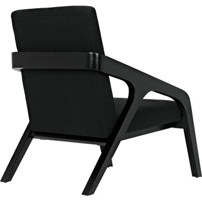 Lamar Chair, Charcoal Black - LOOMLAN - Noir - Accent Chairs