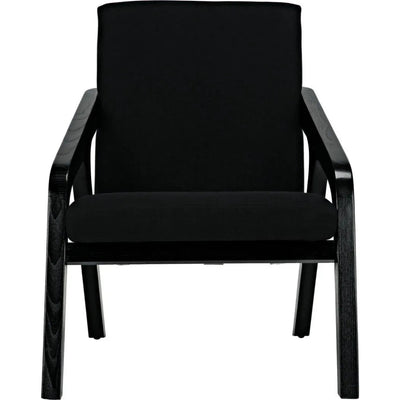 Lamar Chair, Charcoal Black - LOOMLAN - Noir - Accent Chairs