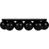 Lambreta Coffee Table, Black Steel - LOOMLAN - Noir - Coffee Tables