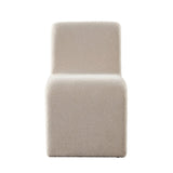 Lana Camel Looped Shearling Fabric Dining Chair - LOOMLAN - Diamond Sofa - Dining Chairs