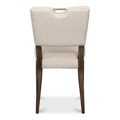 Landon Dining Chairs Set of 2 Linen - LOOMLAN - Sarreid - Dining Chairs