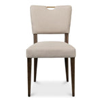 Landon Dining Chairs Set of 2 Linen - LOOMLAN - Sarreid - Dining Chairs