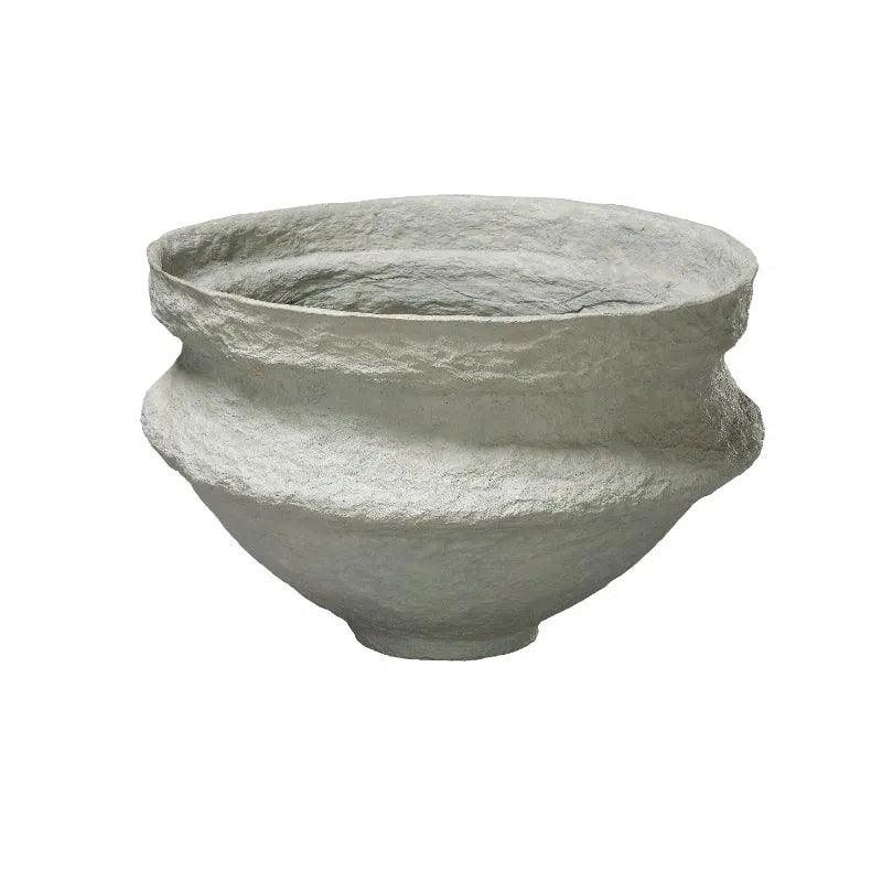 Landscape Large Bowl - Grey - LOOMLAN - Jamie Young - Boxes & Bowls