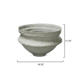 Landscape Large Bowl - Grey - LOOMLAN - Jamie Young - Boxes & Bowls