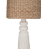 Laramie Matte White Table Lamp - LOOMLAN - Bassett Mirror - Table Lamps