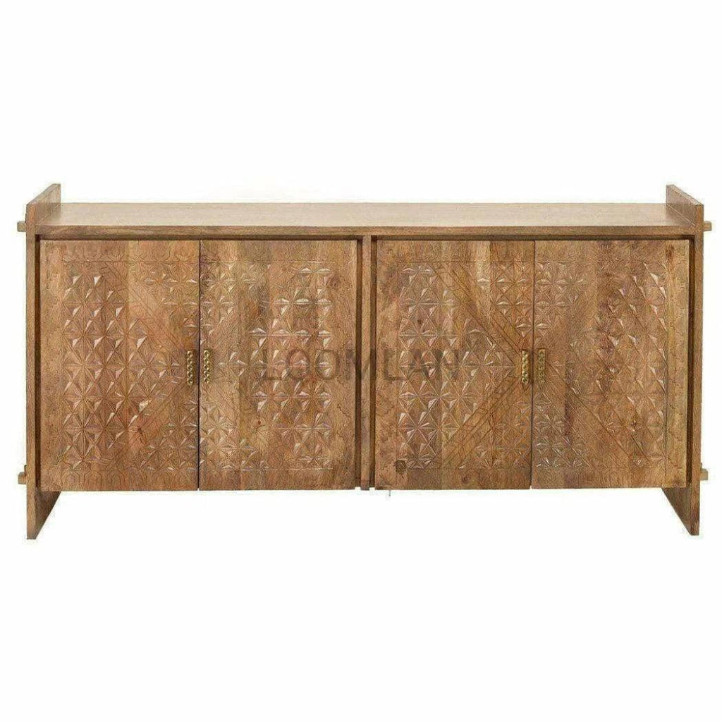 Large Rustic Credenza Sideboard - LOOMLAN - LOOMLAN - Sideboards