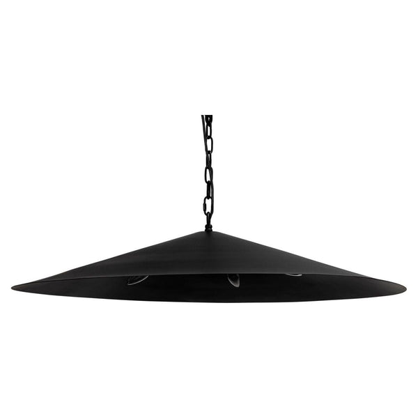 Lark Industrial Steel Black Pendant - LOOMLAN - Noir - Pendants