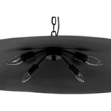 Lark Industrial Steel Black Pendant - LOOMLAN - Noir - Pendants