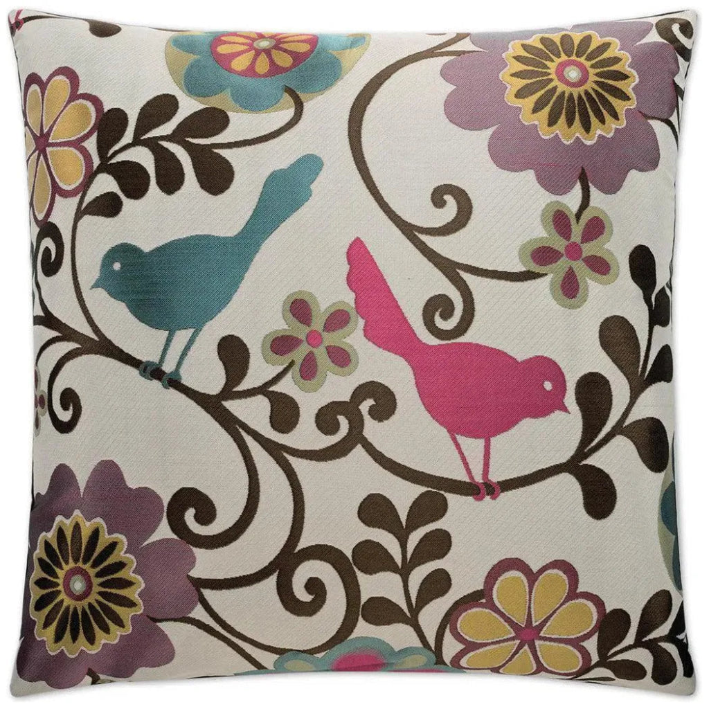 Lark Multi Color Throw Pillow With Insert - LOOMLAN - Throw Pillows