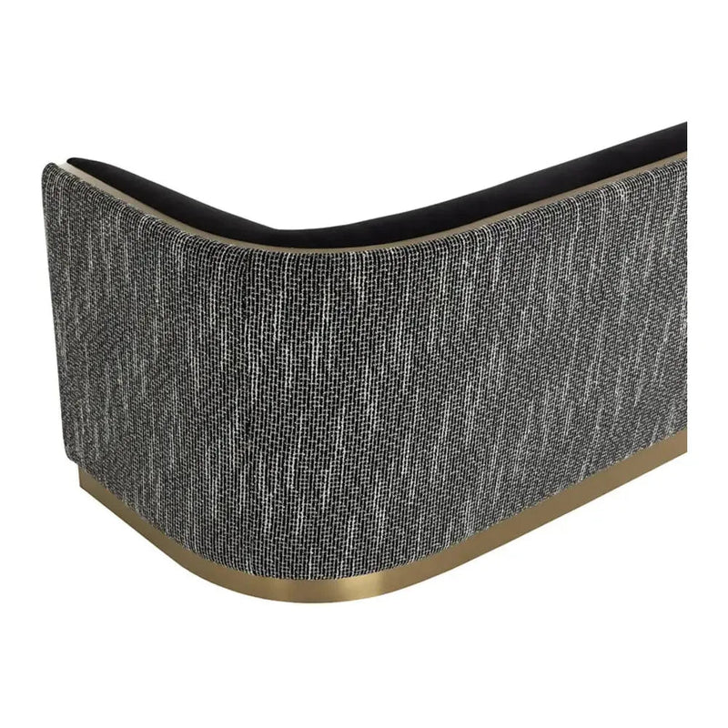 Larron Performance Fabric Black Sofa - LOOMLAN - SUNPAN - Sofas & Loveseats