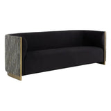 Larron Performance Fabric Black Sofa - LOOMLAN - SUNPAN - Sofas & Loveseats
