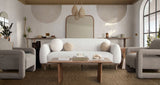 Larson Light Barley Fabric Sofa - LOOMLAN - Diamond Sofa - Sofas & Loveseats
