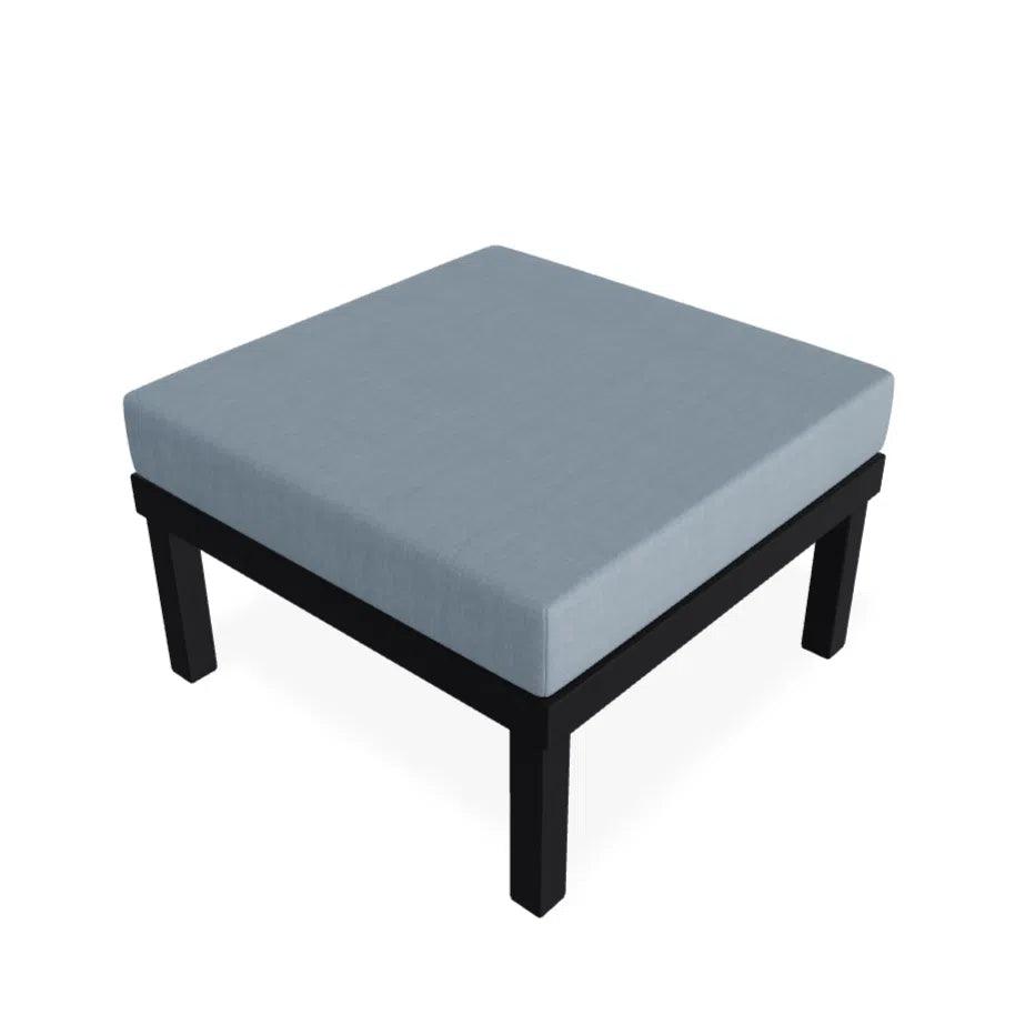 Larssen Deep Cushion Comfortable Ottoman - LOOMLAN - Outdoor Ottomans