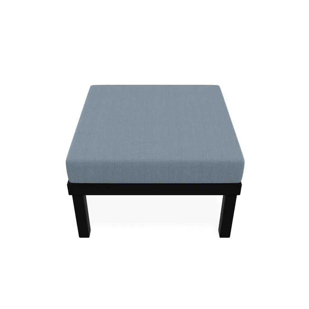 Larssen Deep Cushion Comfortable Ottoman - LOOMLAN - Outdoor Ottomans