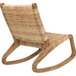 Las Palmas Natural Teak Wood Chair Woven - LOOMLAN - Noir - Accent Chairs