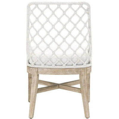 Lattis Outdoor Dining Chair Rope & Teak Wood - LOOMLAN - Essentials For Living - Outdoor Dining Chairs