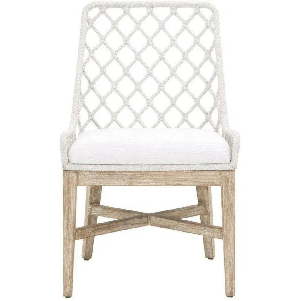 Lattis Outdoor Dining Chair Rope & Teak Wood - LOOMLAN - Essentials For Living - Outdoor Dining Chairs