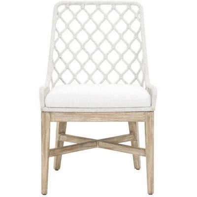 Lattis Outdoor Dining Chair Rope & Teak Wood - LOOMLAN - Essentials For Living - Outdoor Dining Chairs