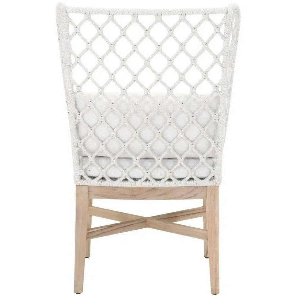 Lattis Outdoor Wing Chair Rope & Teak Wood - LOOMLAN - Essentials For Living - Outdoor Dining Chairs