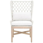 Lattis Outdoor Wing Chair Rope & Teak Wood - LOOMLAN - Essentials For Living - Outdoor Dining Chairs