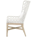 Lattis Outdoor Wing Chair Rope & Teak Wood - LOOMLAN - Essentials For Living - Outdoor Dining Chairs