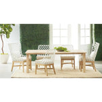 Lattis Outdoor Wing Chair Rope & Teak Wood - LOOMLAN - Essentials For Living - Outdoor Dining Chairs