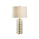 Layers Of Luxe Crystal Brass Table Lamp - LOOMLAN - Wildwood - Table Lamps