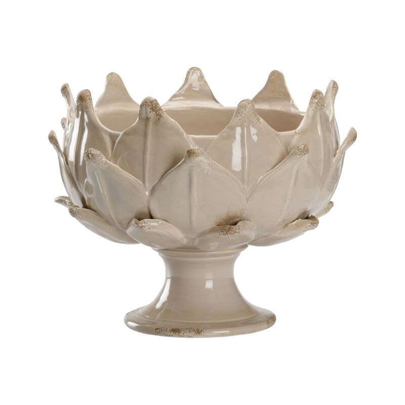 Leaf Style Glazed Porcelain Made Vase - LOOMLAN - Chelsea House - Vases & Jars