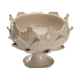 Leaf Style Glazed Porcelain Made Vase - LOOMLAN - Chelsea House - Vases & Jars