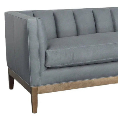 Leather Chesterfield Sofa Single Cushion Seat - LOOMLAN - Uptown Sebastian - Sofas & Loveseats