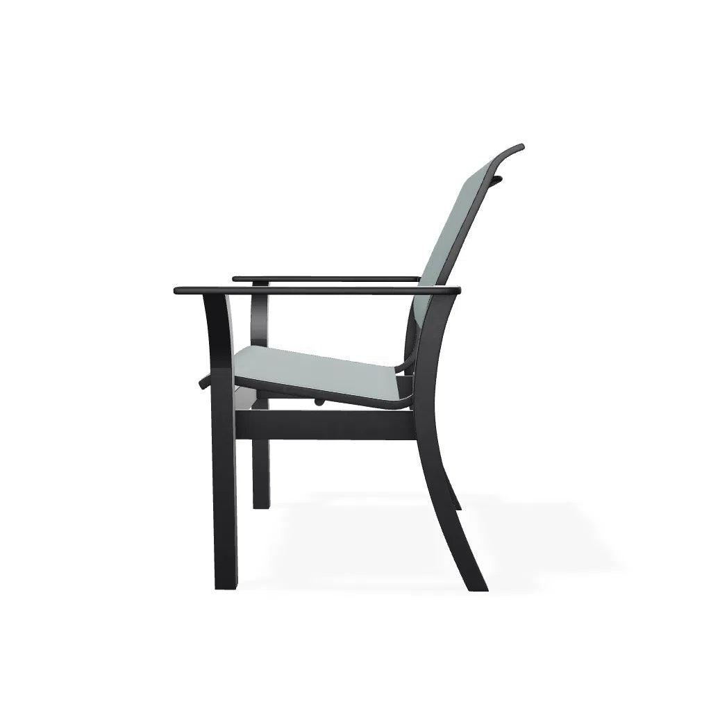 Leeward Marine Grade Polymer Stacking Cafe Chair - LOOMLAN - Outdoor Accent Chairs