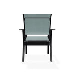 Leeward Marine Grade Polymer Stacking Cafe Chair - LOOMLAN - Outdoor Accent Chairs