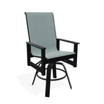 Leeward Swivel Marine Grade Polymer Arm Chair - LOOMLAN - Outdoor Accent Chairs