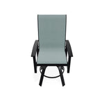 Leeward Swivel Marine Grade Polymer Arm Chair - LOOMLAN - Outdoor Accent Chairs