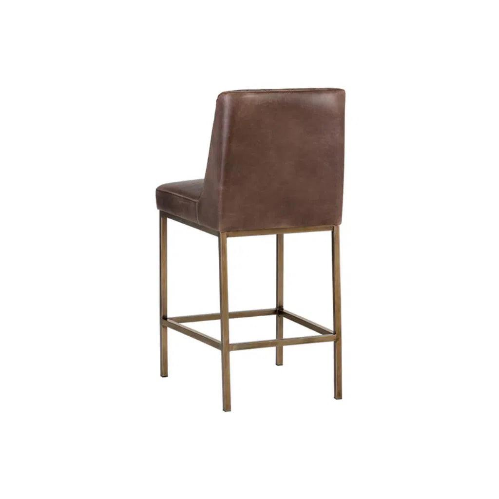 Leighland Leather Classic Counter Stool - LOOMLAN - Counter Stools